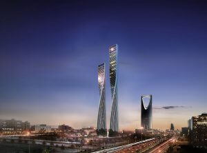 Twisted Towers in Saudi Arabia